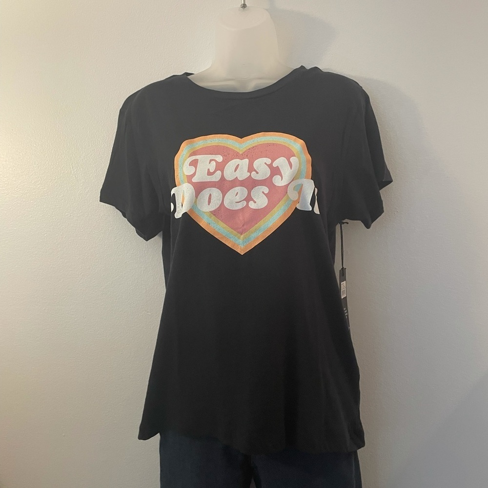 Wildfox Easy Does It Heart graphic Keke tee, S NWT - Picture 2 of 4